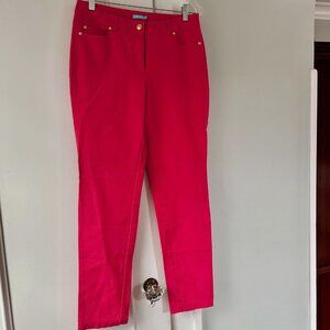 J. McLaughlin Coral, five pocket, straight leg jeans, size 6